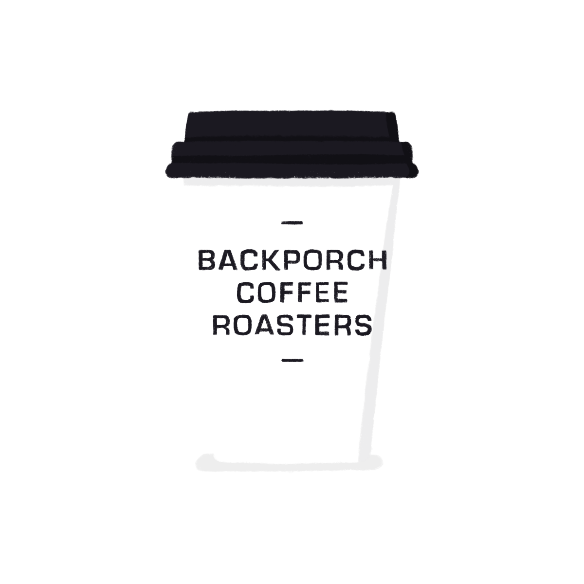 Backporch Coffee Roasters coffee cup