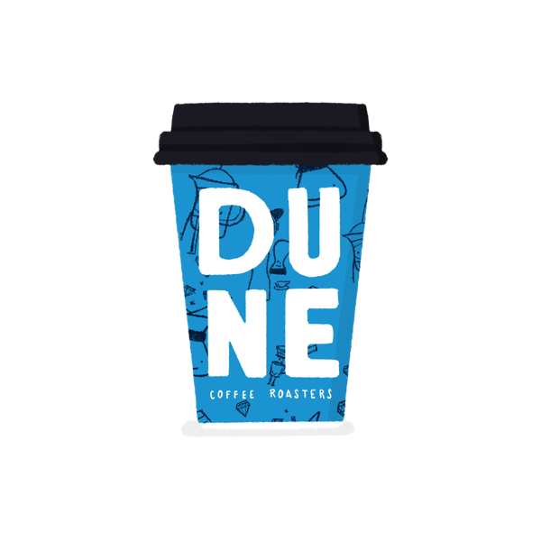 Dune Coffee Roasters coffee cup