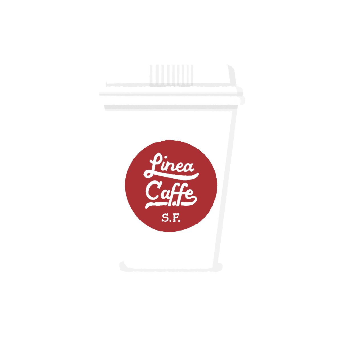 Linea Caffe coffee cup