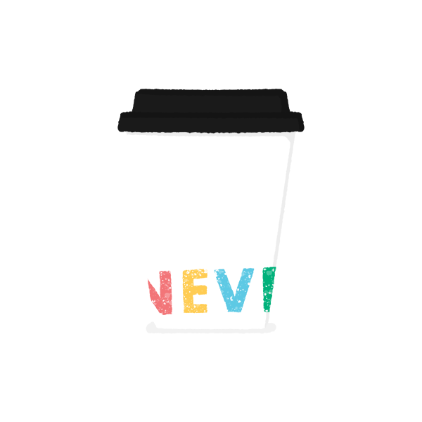 Never Coffee coffee cup