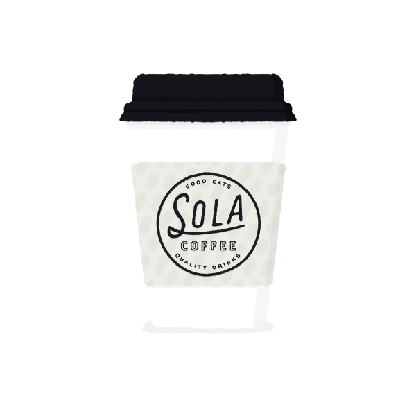 Sola Coffee coffee cup